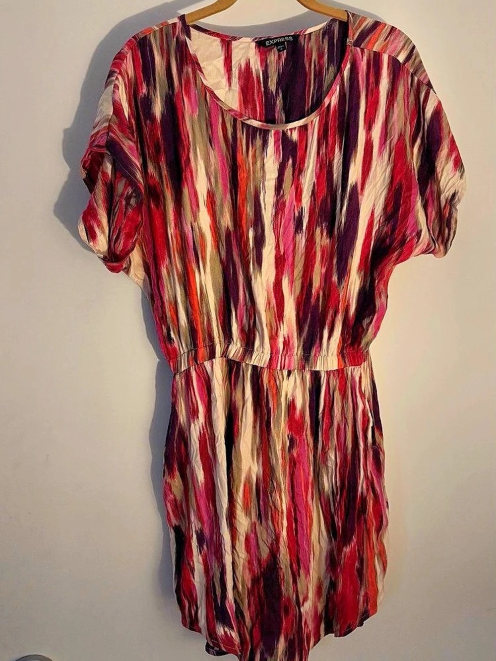 Express Abstract Print Mini Dress Like New